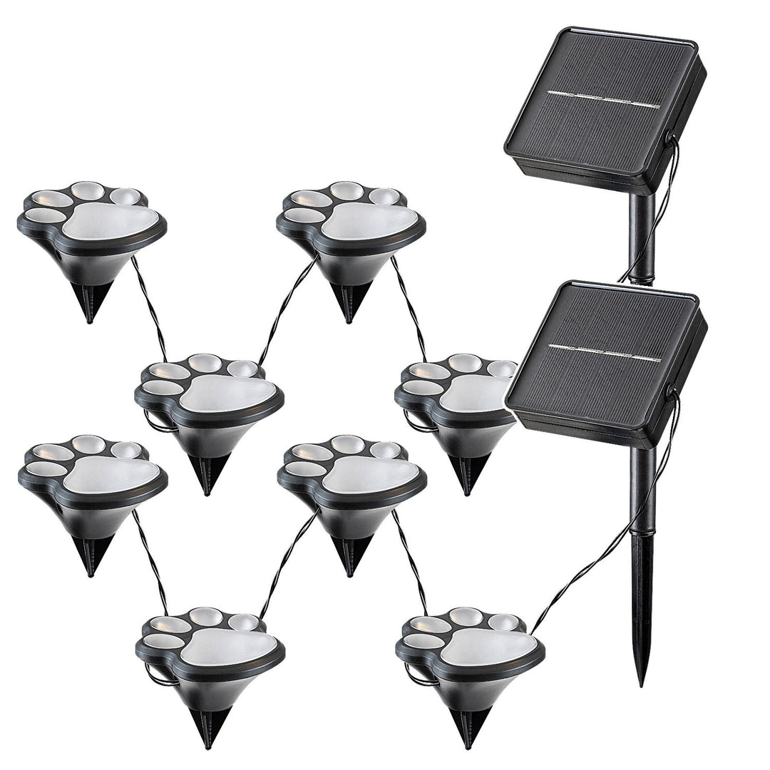 Rabalux-Solarlampen, 2 Sets, LED, IP44, 600-mAh-Akku, Wigry