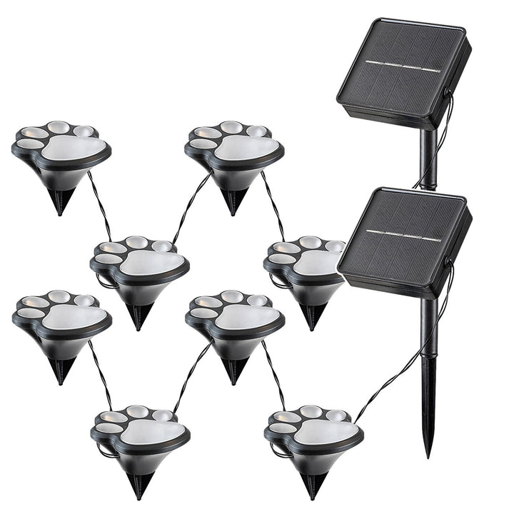 Rabalux-Solarlampen, 2 Sets, LED, IP44, 600-mAh-Akku, Wigry