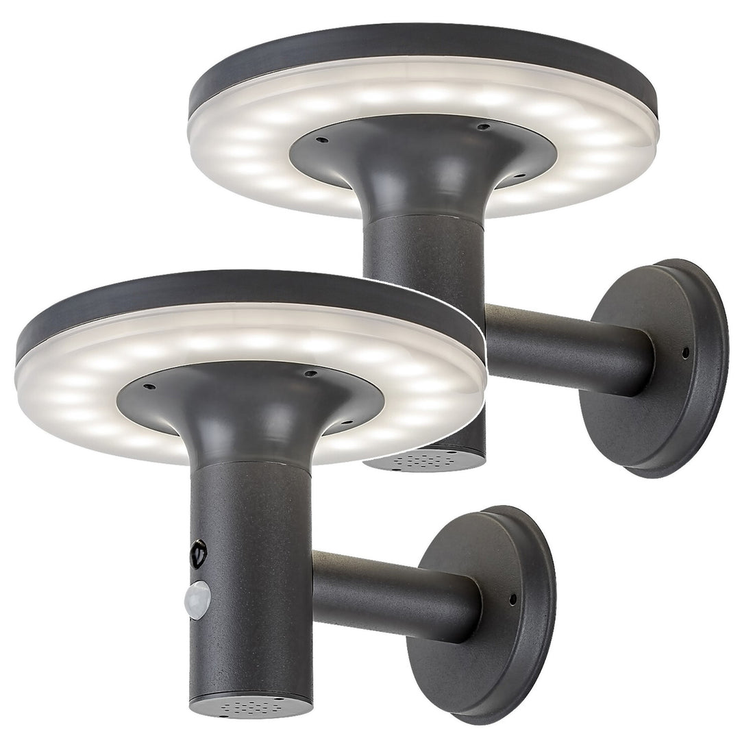 Rabalux Wall Sconce, Outdoor, IP44, 10W, Alaska, 2 pieces