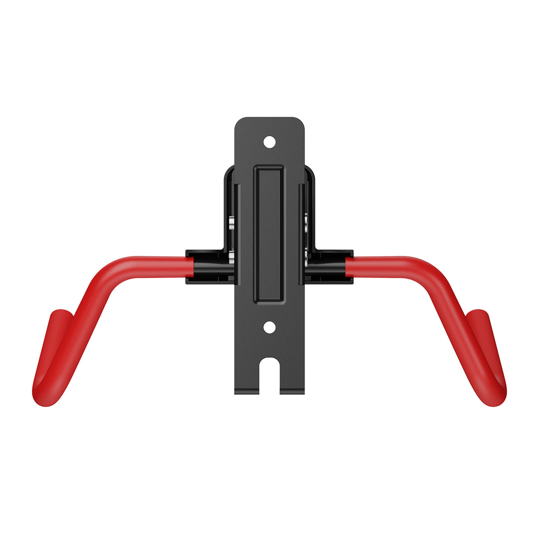 Maclean Horizontal Wall-Mounted Bike Rack, steel, max. load 30 kg, adjustable angle, MC-172, 3 pieces