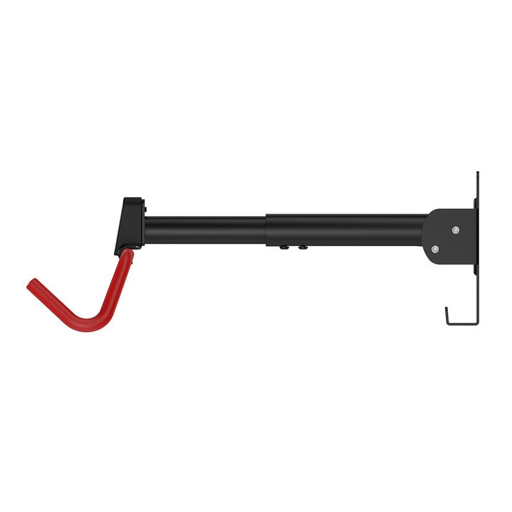 Maclean Horizontal Wall-Mounted Bike Rack, steel, max. load 30 kg, adjustable angle, MC-172, 4 pieces