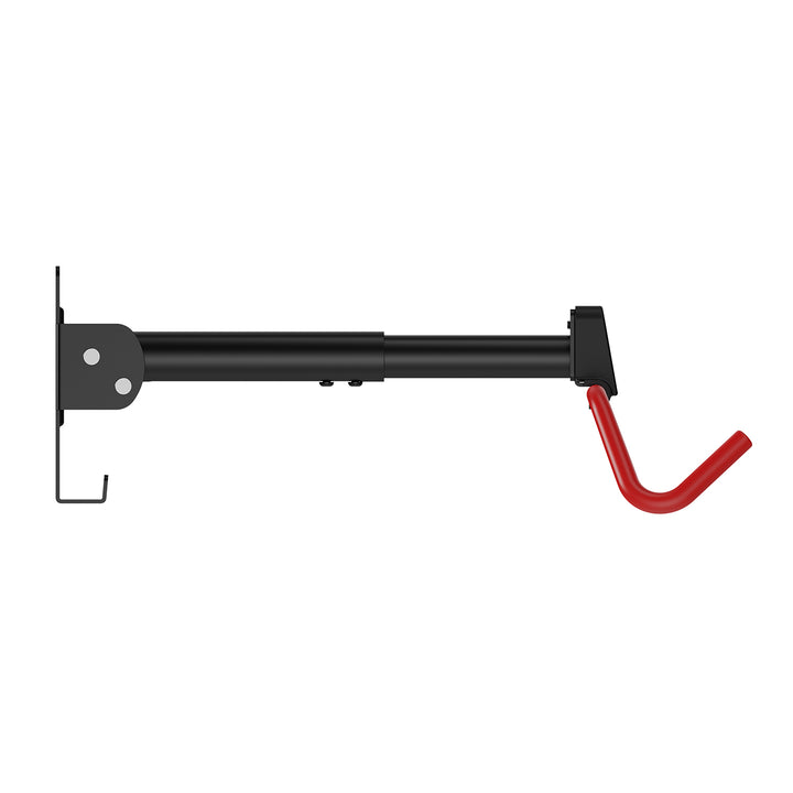 Maclean Horizontal Wall-Mounted Bike Rack, steel, max. load 30 kg, adjustable angle, MC-172, 4 pieces