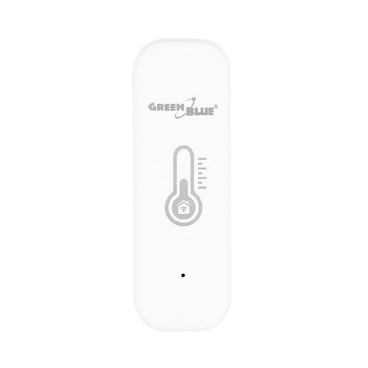 GreenBlue WiFi Temperature and Humidity Sensor, Android/iOS/Alexa/Google Home, 3.0V DC, LR03x2, GB737 (2 pieces) + 4x Varta Industrial 4003 AAA alkaline batteries