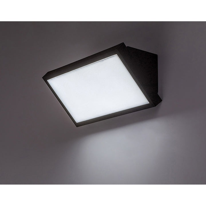 Lampe Rabalux Rapla2 LED 18 W, noire, IP65, classe énergétique F, réglage de la température de couleur : 2 700, 4 000, 6 500 K, 77150