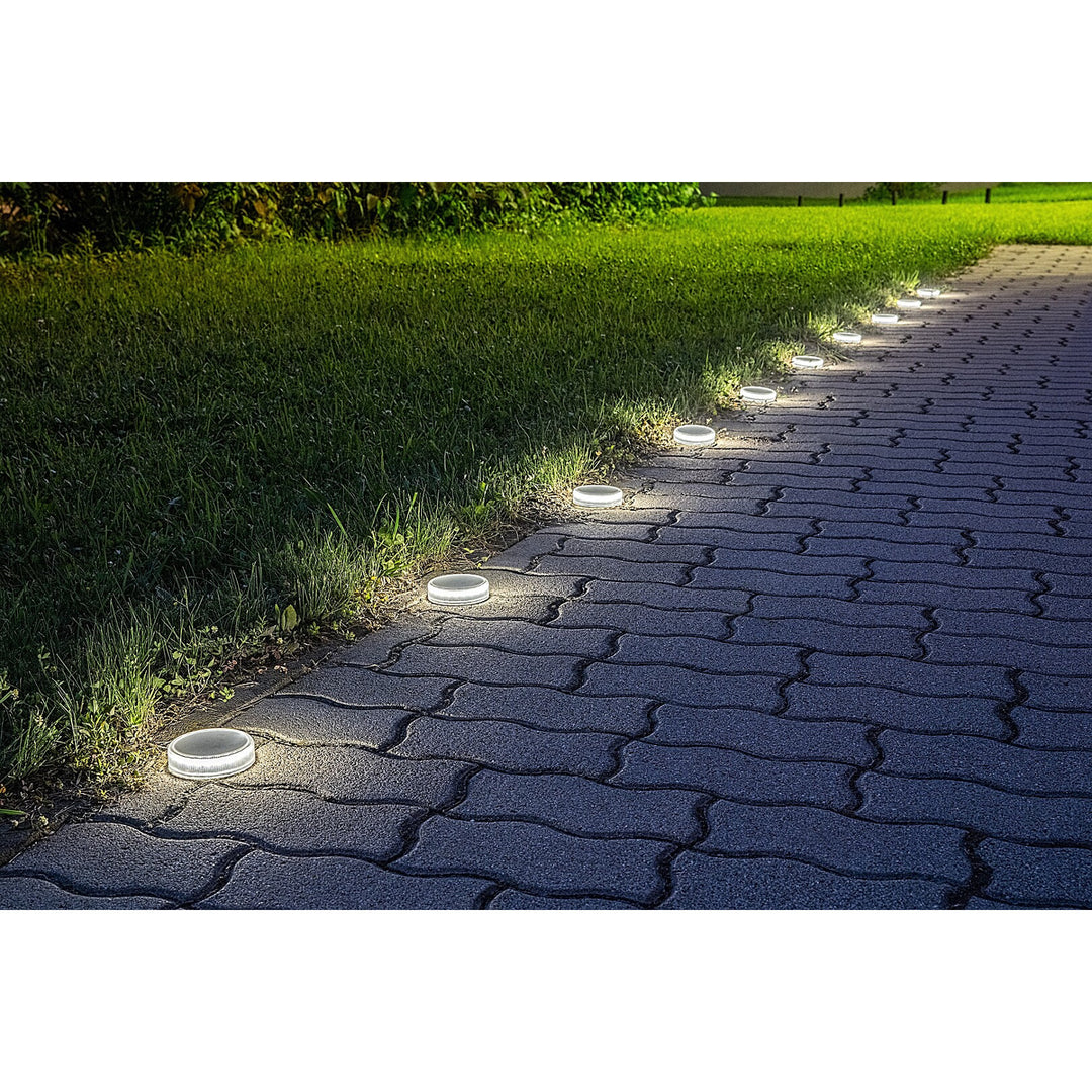 Trillo LED Solar Light, 0.3W, twilight sensor, clear, IP65, K 4000, 77175