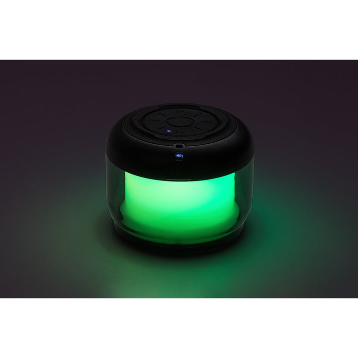 Rabalux Radelia Schreibtischlampe, Bluetooth-Lautsprecher, RGB, schwarz, IP20, Akku, 76110