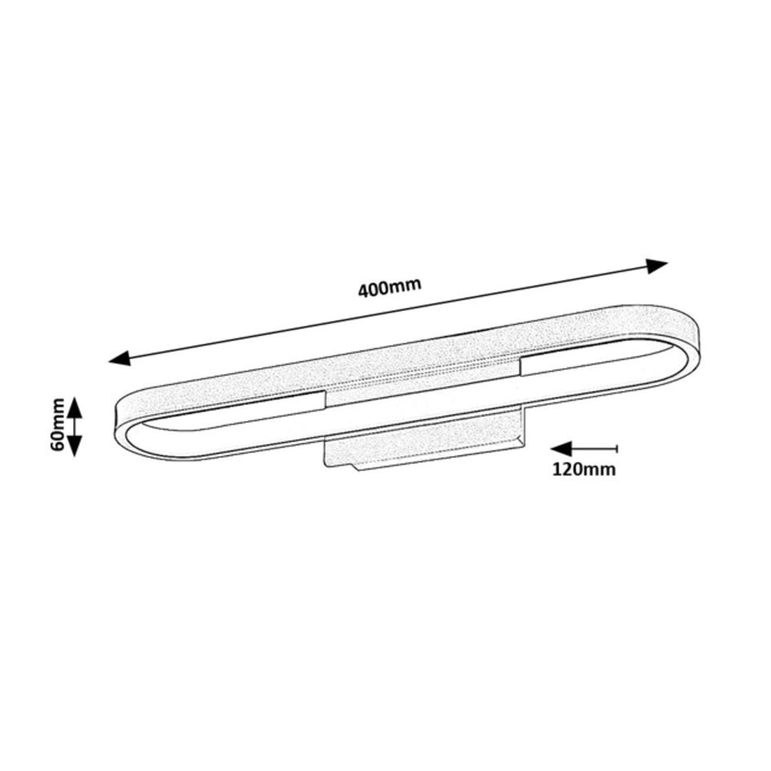Rabalux Odran Badezimmerleuchte, LED 15 W, IP44, 4000 K, 75055