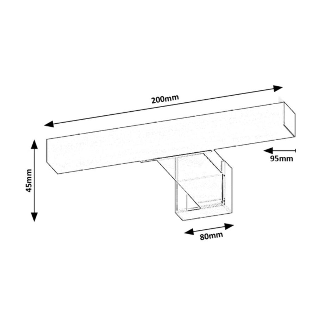 Rabalux Oliro LED-Badezimmerleuchte 4 W, Chrom, IP44, 4000 K, 75047