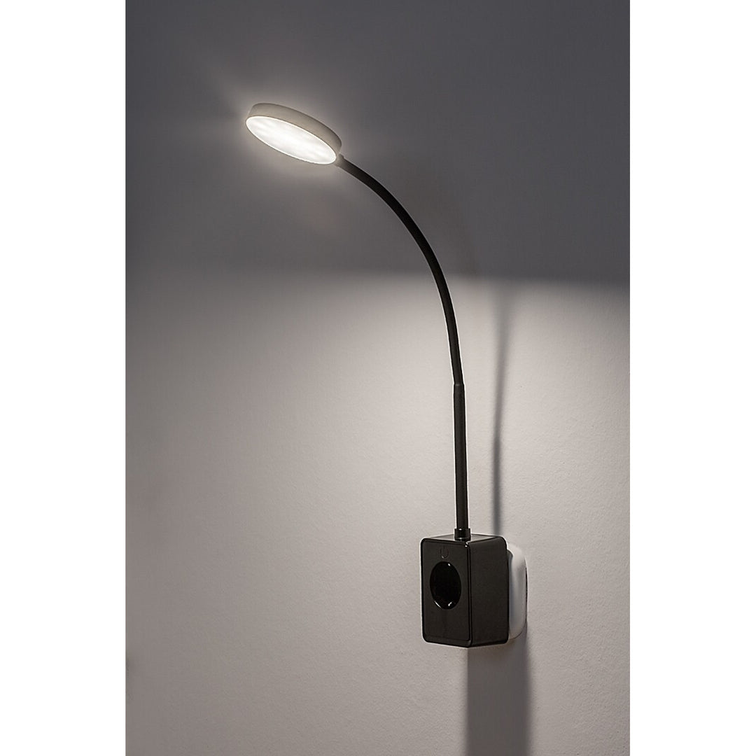 Wandleuchte Rabalux Tivro, LED 4 W, schwarz, IP20, 3 Farbtemperaturen: 3000, 4000, 6000, 71283