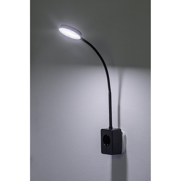 Applique murale Rabalux Tivro, LED 4 W, noire, IP20, 3 températures de couleur : 3000, 4000, 6000, 71284