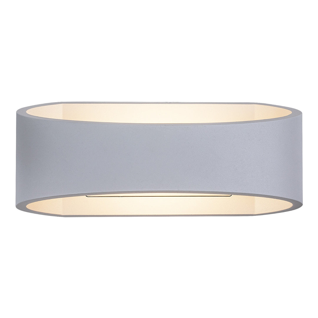 Applique murale d'extérieur Rabalux Gerla, blanche, LED 9 W, IP54, 3 000 K, 77178