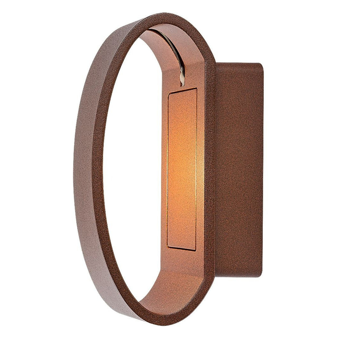 Rabalux Gerla Outdoor Wall Sconce, Brown, 9W LED, IP54, 3000 K, 77180