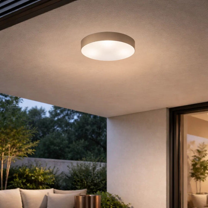 Lampe Rabalix Dolen, gris-beige, 2x E27, max. 9 W, IP43, 75067