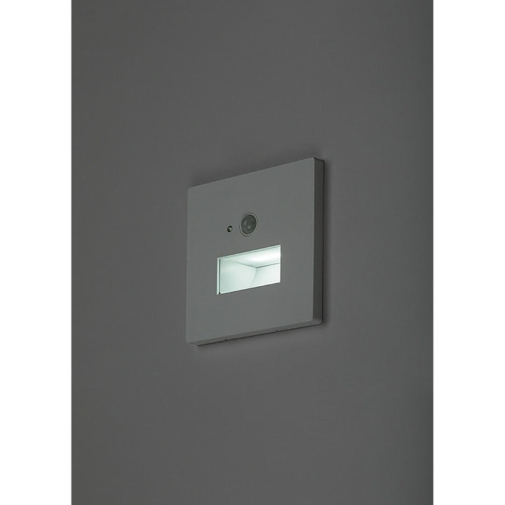 Lámpara Lunca LED 1 W IP20 blanca 3000, 4500, 6500 K con sensor de movimiento y sensor de luz, 77198