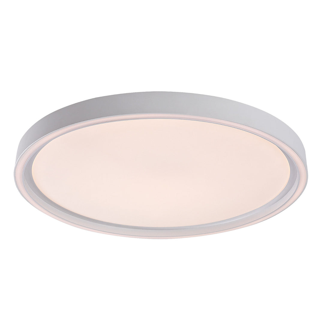 Rabalux Zerina Ceiling Light, 31W, IP40, white, 3000–6500 K, memory function, with remote control, timer function, night light effect, 75086