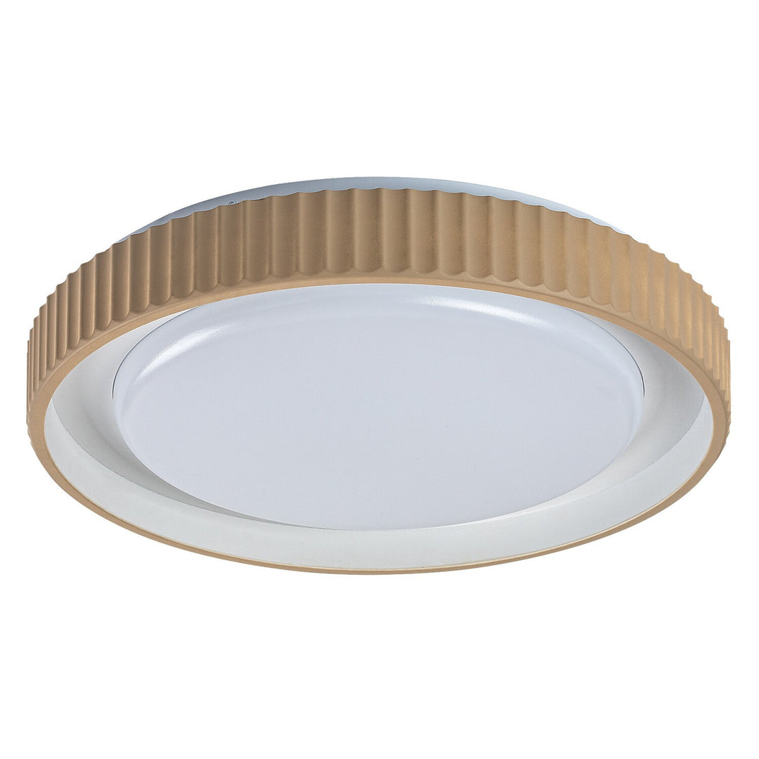 Pastello LED-Lampe 48 W, IP20, grau-beige, 3000–6500 K, Speicherfunktion mit Fernbedienung, Timer-Funktion, Nachtlicht-Effekt, 71345