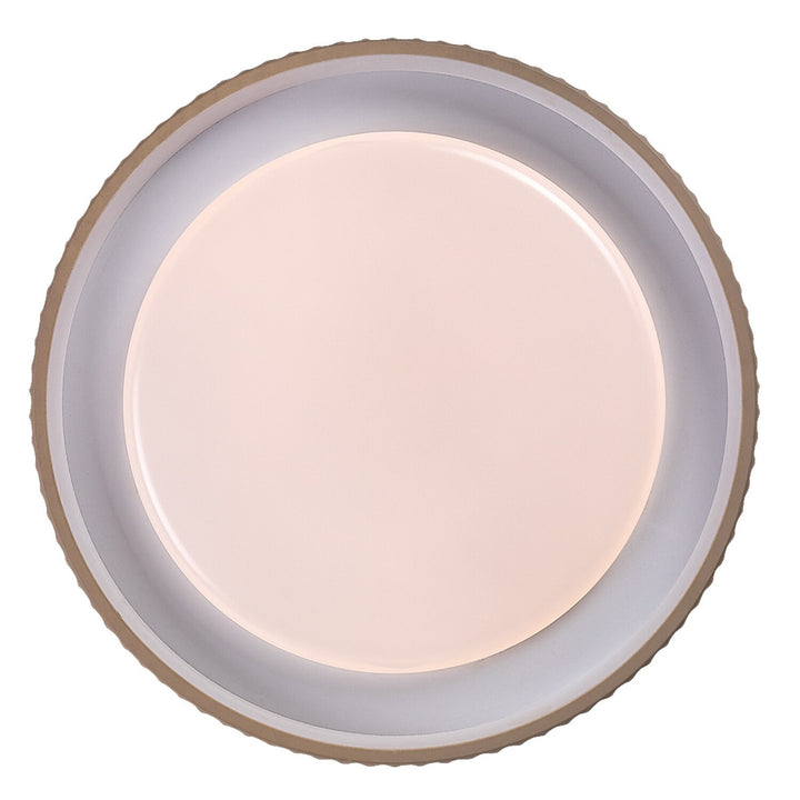 Pastello LED-Lampe 48 W, IP20, grau-beige, 3000–6500 K, Speicherfunktion mit Fernbedienung, Timer-Funktion, Nachtlicht-Effekt, 71345