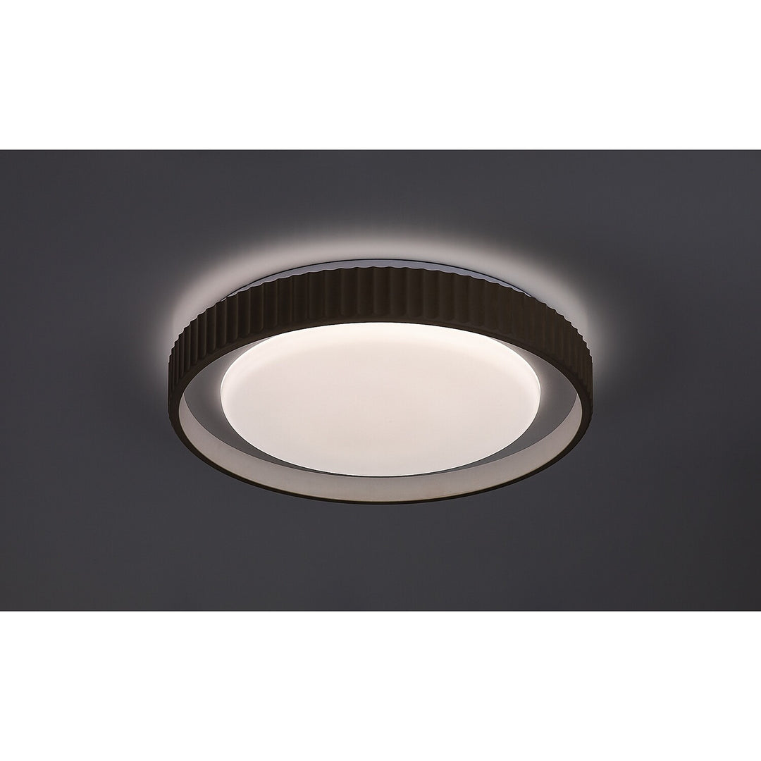 Pastello LED-Lampe 48 W, IP20, grau-beige, 3000–6500 K, Speicherfunktion mit Fernbedienung, Timer-Funktion, Nachtlicht-Effekt, 71345
