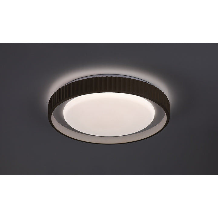 Pastello LED-Lampe 48 W, IP20, grau-beige, 3000–6500 K, Speicherfunktion mit Fernbedienung, Timer-Funktion, Nachtlicht-Effekt, 71345