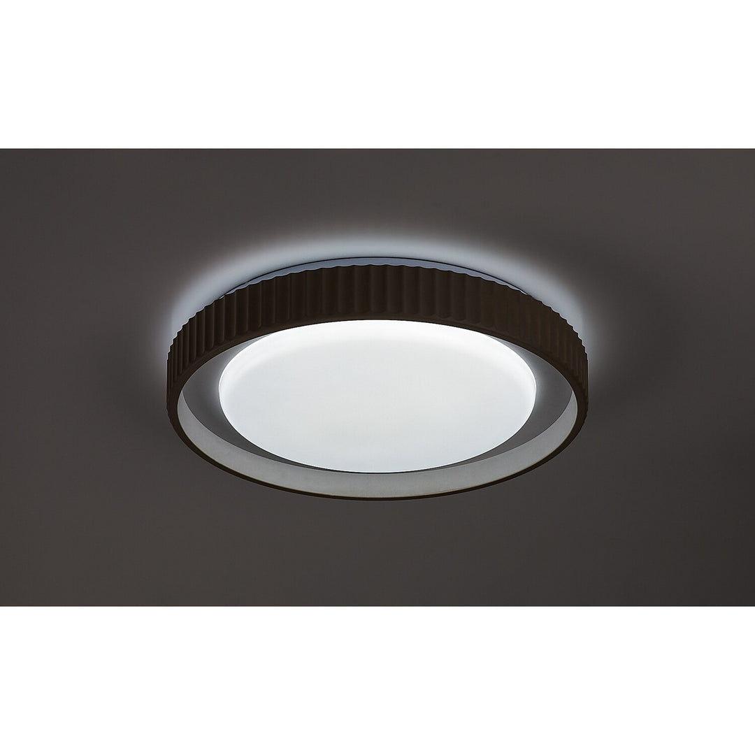 Pastello LED-Lampe 48 W, IP20, grau-beige, 3000–6500 K, Speicherfunktion mit Fernbedienung, Timer-Funktion, Nachtlicht-Effekt, 71345