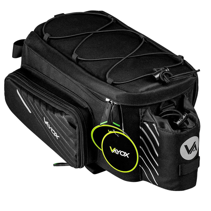 Sac, sacoche de vélo pour porte-bagages, arrière, capacité 12 l, imperméable, Vayox
