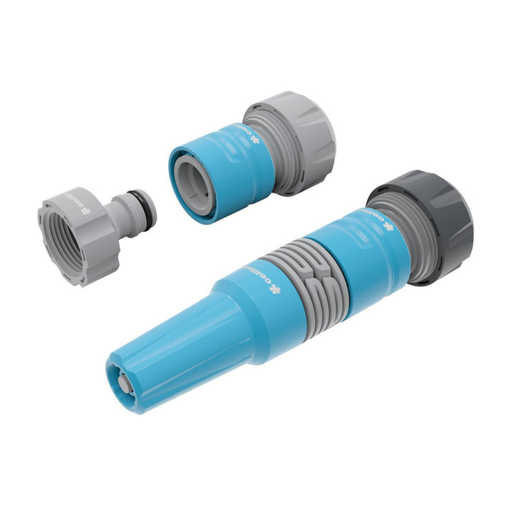 Tuyau d'arrosage Cellfast, PROFESSIONAL 3/4" 50 m + Kit avec arroseur droit 3/4" IDEAL