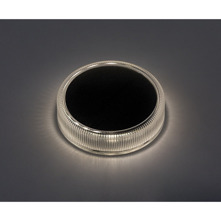 Trillo 0.3W LED Solar Light, twilight sensor, clear, IP65, K 4000, 77175, 4 pieces