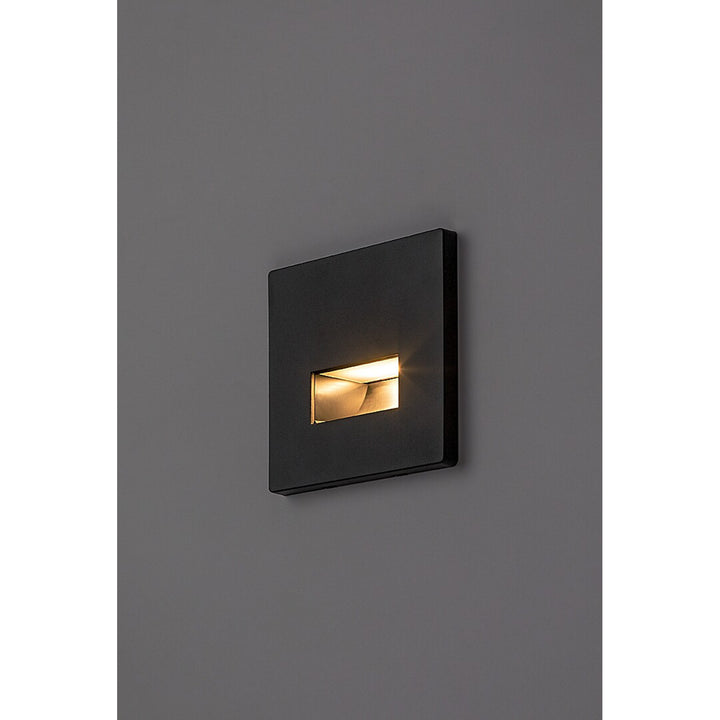 Lunca LED Lamp, 1W, IP20, Black, Adjustable Color Temperature: 3000, 4500, 6500 K, 77195, 2 pieces