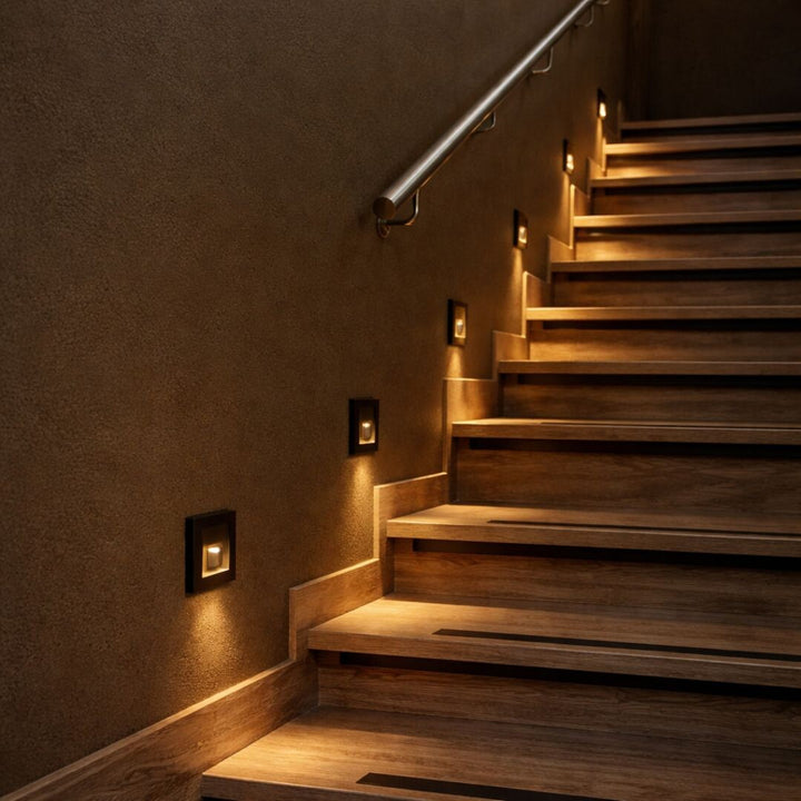 Lunca LED Lamp, 1W, IP20, Black, Adjustable Color Temperature: 3000, 4500, 6500 K, 77195, 2 pieces