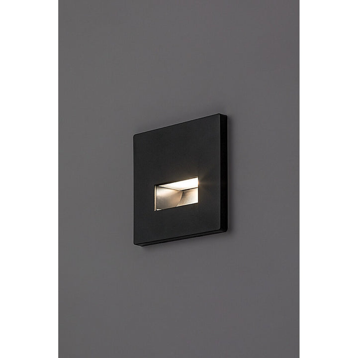 Lunca LED Lamp, 1W, IP20, Black, Adjustable Color Temperature: 3000, 4500, 6500 K, 77195, 4 pieces