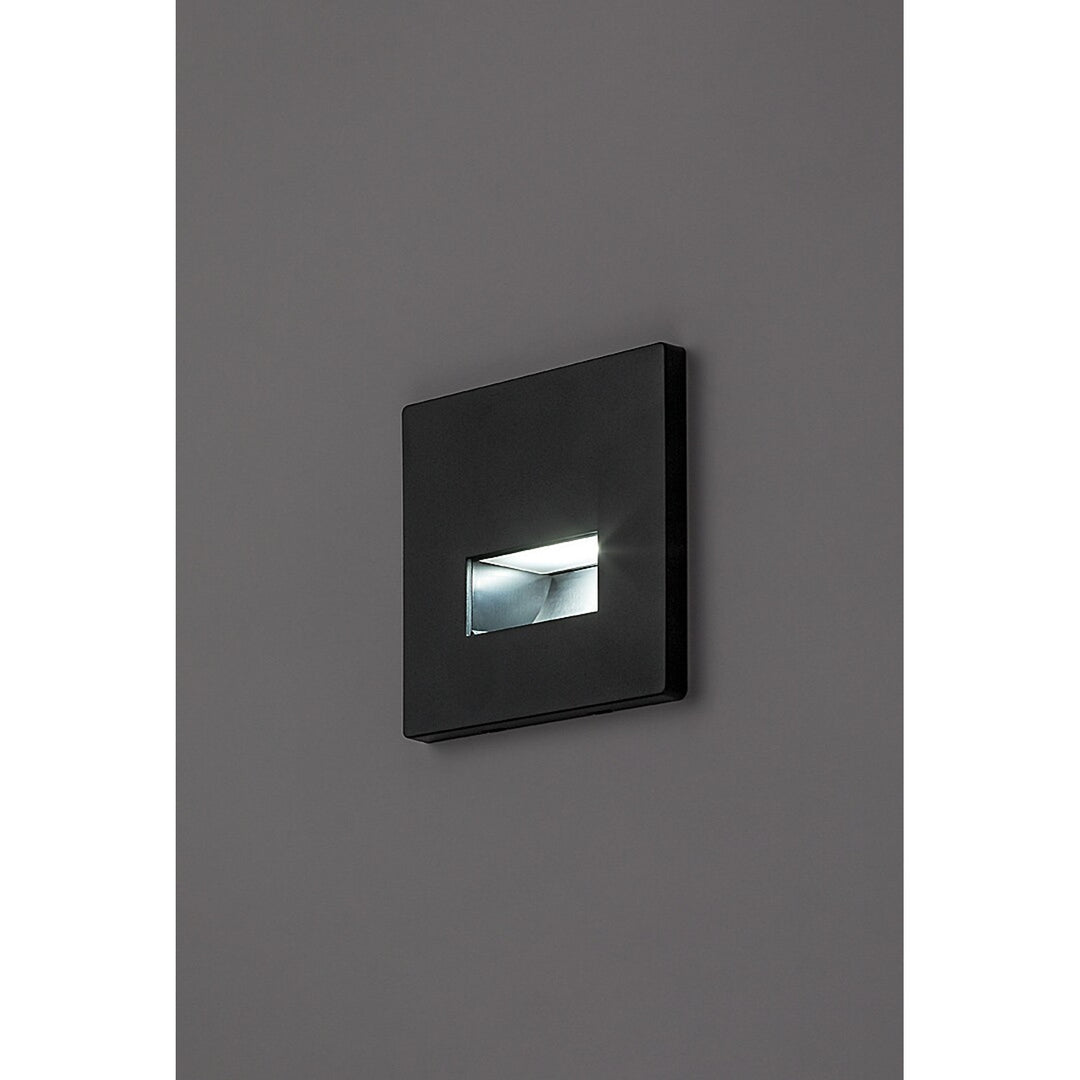 Lunca LED Lamp, 1W, IP20, Black, Adjustable Color Temperature: 3000, 4500, 6500 K, 77195, 4 pieces