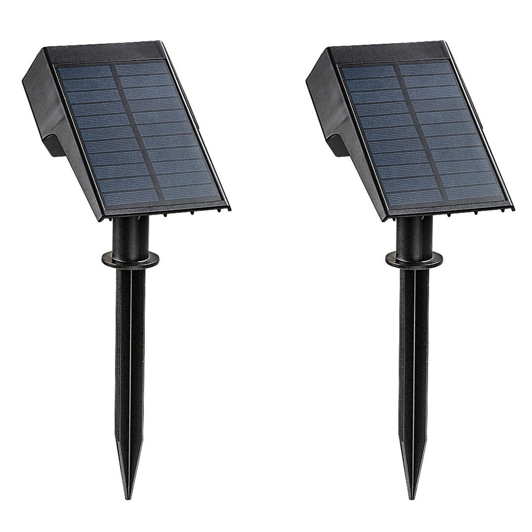 Rabalux Nantes Solar Light, 50 LM IP65, Black, 0.5W LED, 77088, 2 pieces