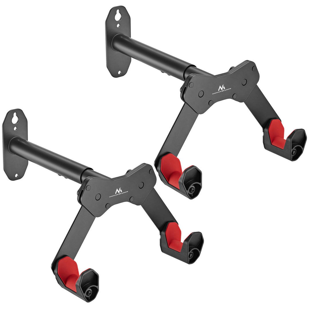 Maclean Wall-Mounted Bike Rack, 25 kg max, MC-457, 2 pieces