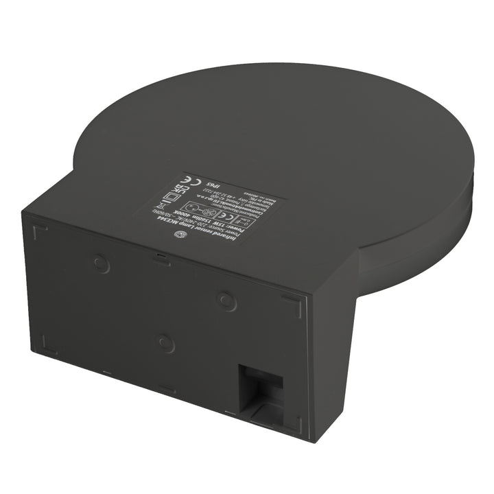 Maclean LED Light with Motion Sensor, PIR Motion Sensor, Gray, 15W, IP65, 1560 lm, Neutral White (4000K) MCE344 GR, 2 pieces