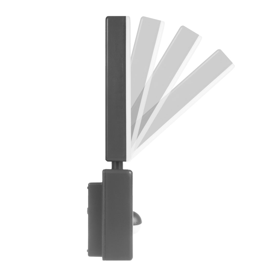 Maclean LED Light with Motion Sensor, PIR Motion Sensor, Gray, 10W, IP65, 800 lm, Neutral White (4000K) MCE516 GR, 2 pieces