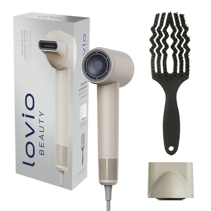 Lovio Air Flow Professional Hair Dryer, Beige, LVHD001BE