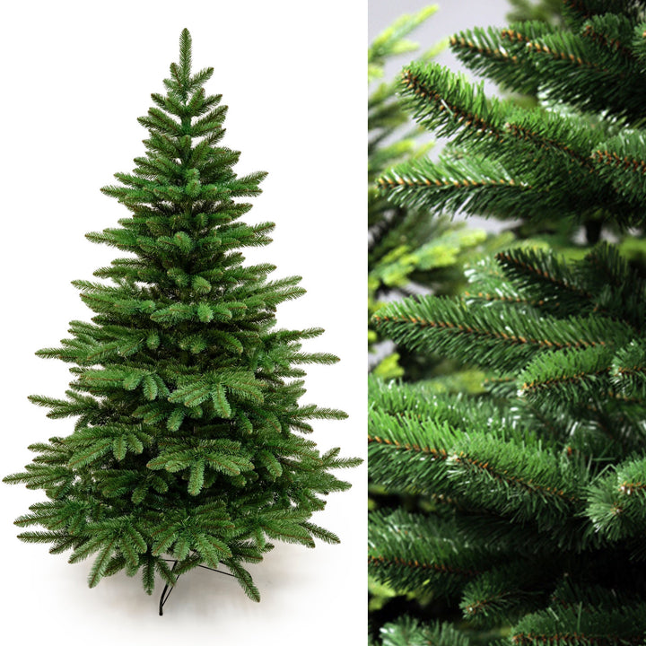 Artificial Christmas tree, Spanish fir, PVC, 250 cm tall, metal stand