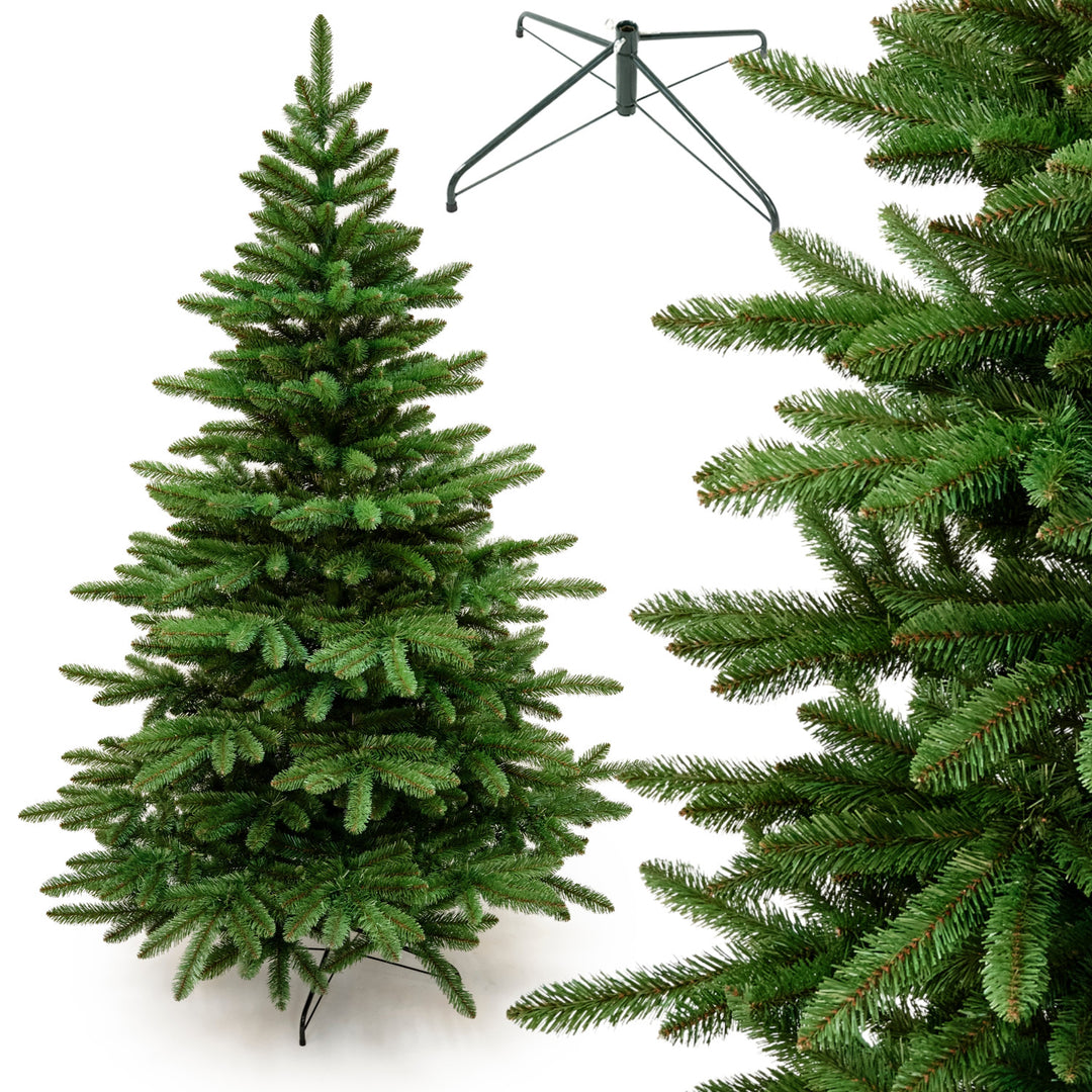 Artificial Christmas tree, Spanish fir, PVC, 250 cm tall, metal stand