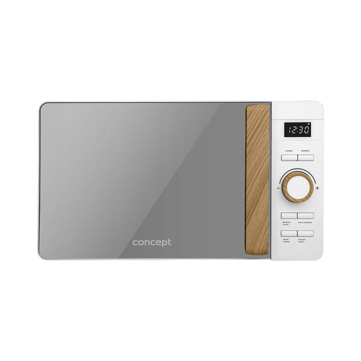 Concept-Mikrowelle, 5 Leistungsstufen, Auftaufunktion, Fassungsvermögen 20 l, Leistung 800 W, Farbe: Weiß, MT4420wh
