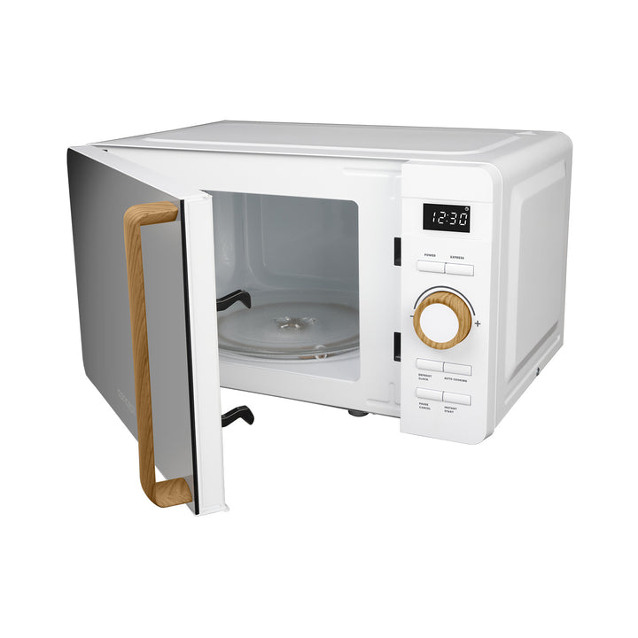 Concept-Mikrowelle, 5 Leistungsstufen, Auftaufunktion, Fassungsvermögen 20 l, Leistung 800 W, Farbe: Weiß, MT4420wh