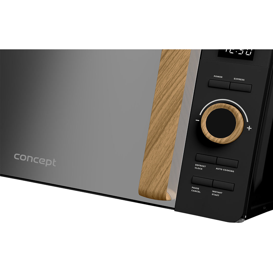 Concept Microwave Oven, 5 power levels, defrost function, 20L capacity, 800W power, black, MT3520bc