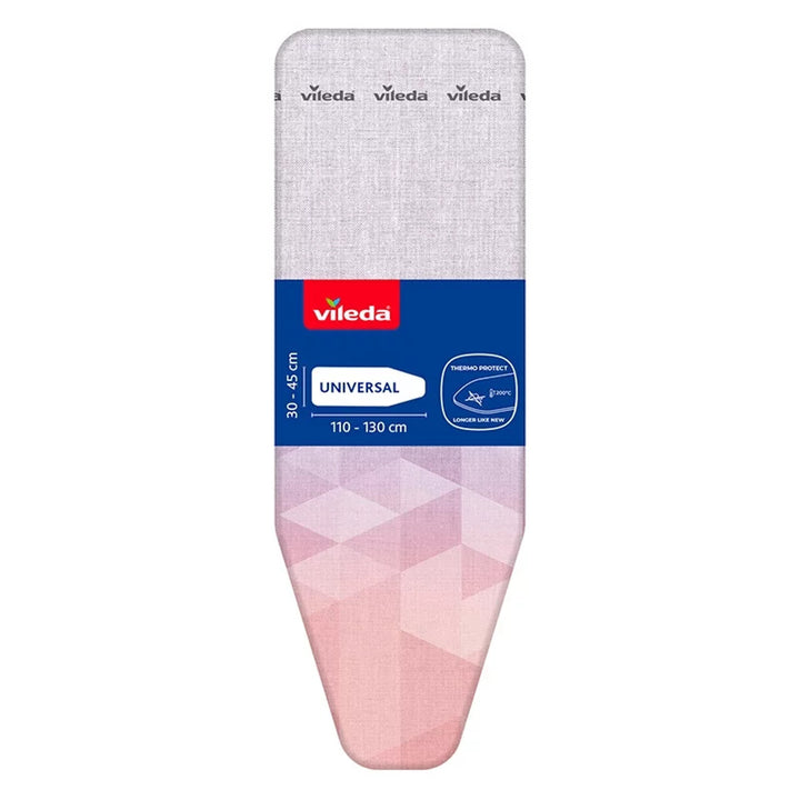 Bügelbrettbezug Vileda Diamond, Länge 110–130 cm, hitzebeständig, Quick-Fix-System, 142468