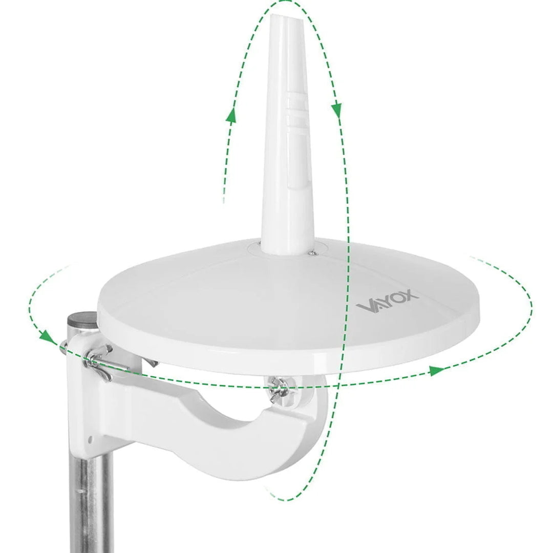 Digital720 Combo White DVB-T/T2 Omnidirectional Antenna VA0066 Vayox