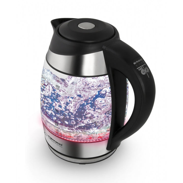 Electric Glass Kettle with LED Display and Thermostat, 1.8 L, Esperanza