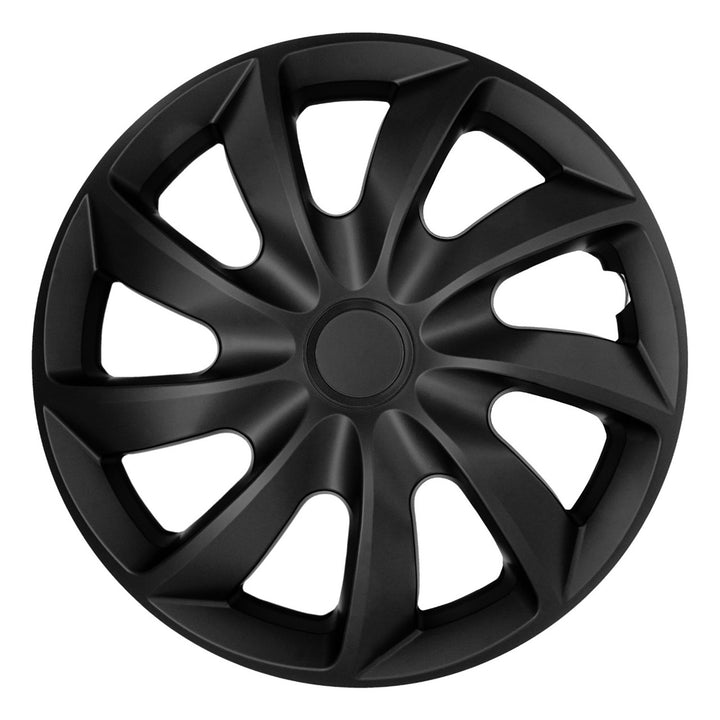 Universelle 15-Zoll-Radkappen NRM Quad, mattschwarz, 4 Stück
