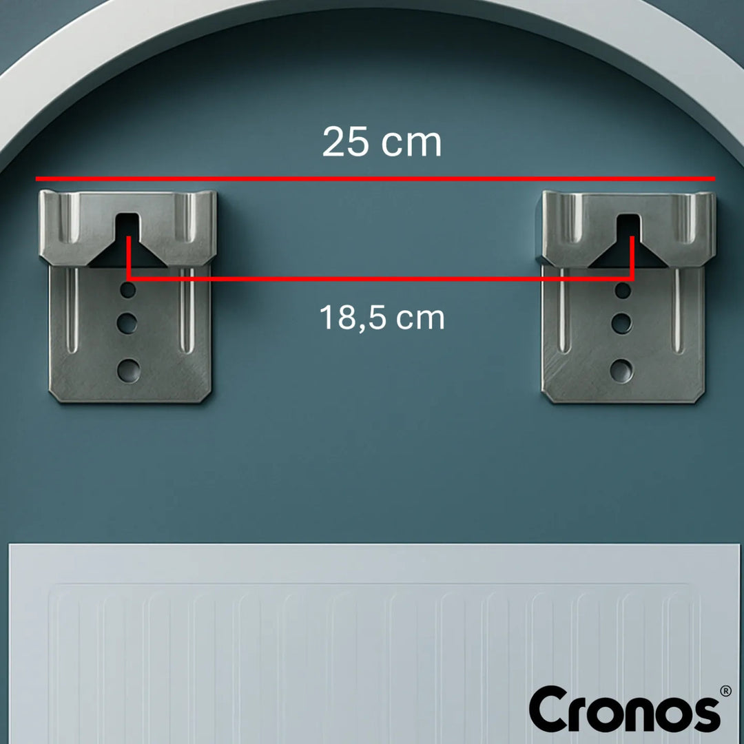 Cronos Heated Mirror, oval, 50x80 cm, LED in three colors, IP44 protection, anti-fog system