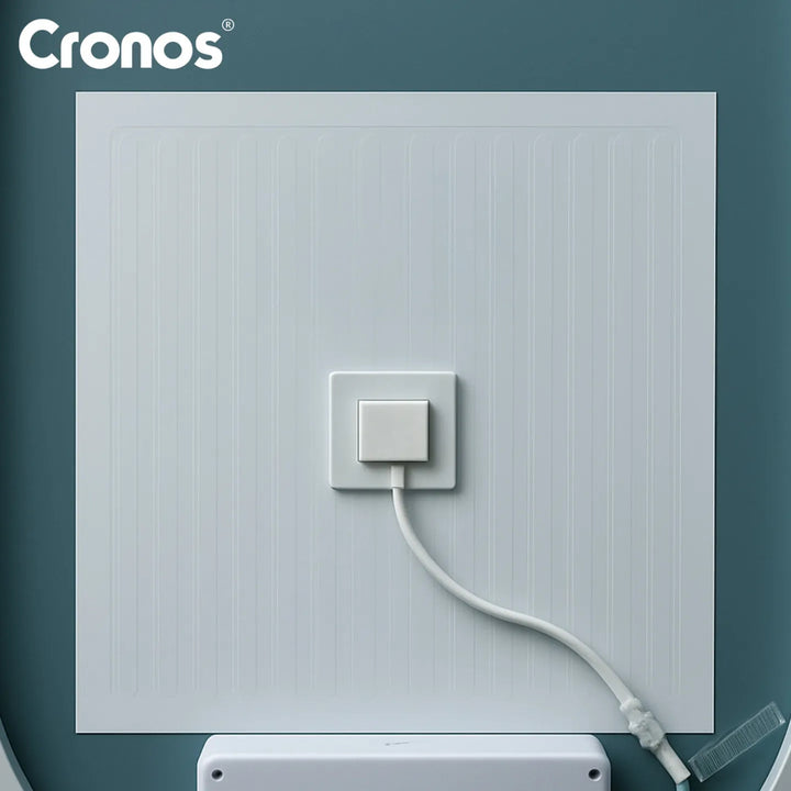 Cronos Heated Mirror, oval, 50x80 cm, LED in three colors, IP44 protection, anti-fog system