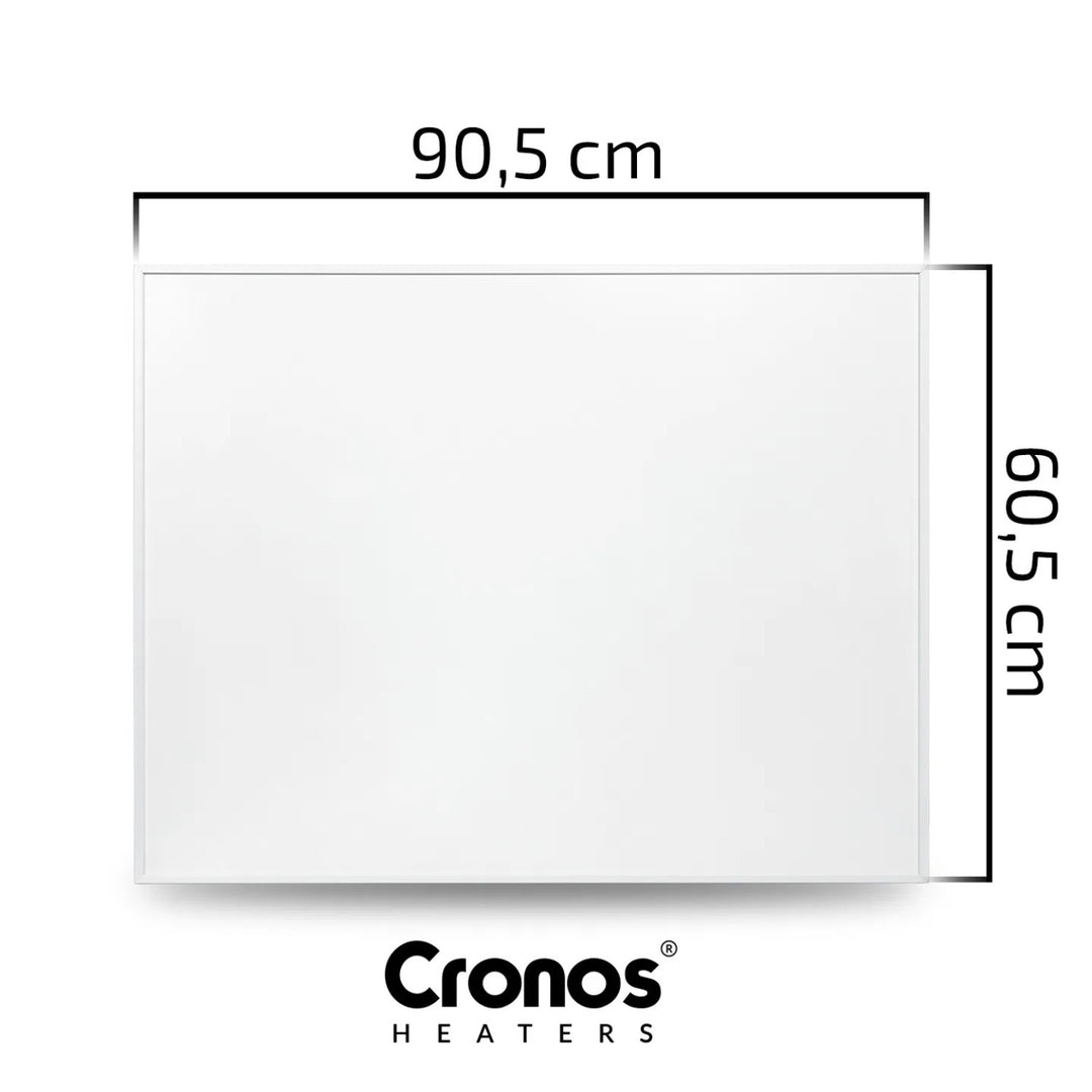 Cronos Graphene Infrared Heater, 580W, white, heats rooms up to 16 m², remote control, PRO CGP-580TWP