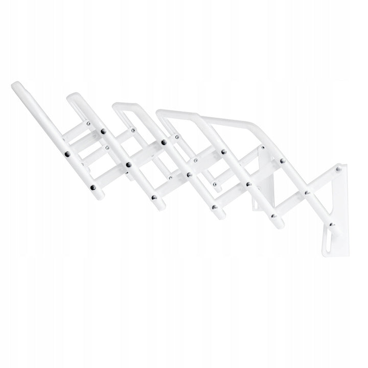 Harmonica-Style Clothes Drying Rack 60, for clothes and underwear, extendable, white, Model 103, Sepio