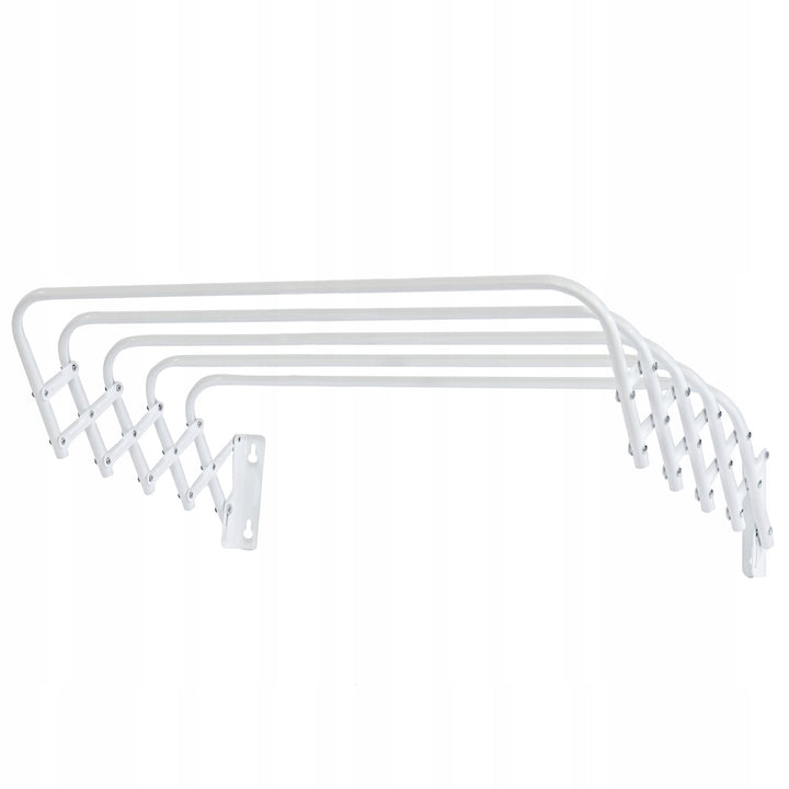 Harmonica-Style Clothes Drying Rack 60, for clothes and underwear, extendable, white, Model 103, Sepio